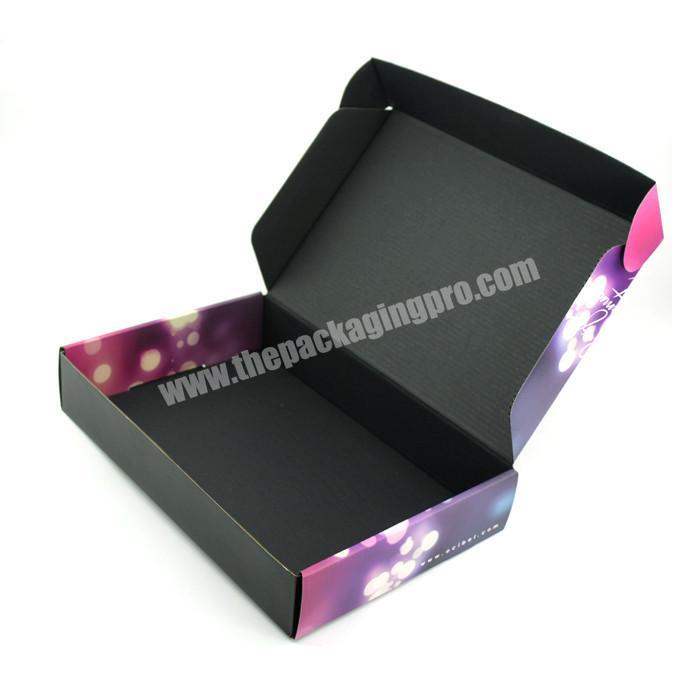Custom Printed Your Own Design and Size Rigid Clothing Corrugated Shipping Corrugated Paper Gift Packaging Box