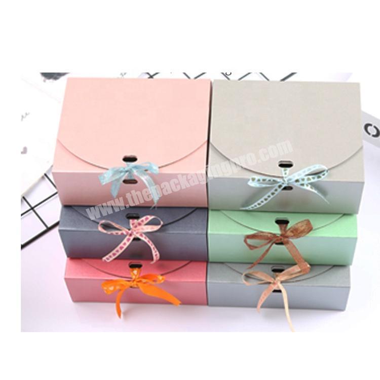 Custom Printing 350Gsm C1S Art Paper Socks Silk Scarves Panties Underwear Lingerie Creative Packing Box