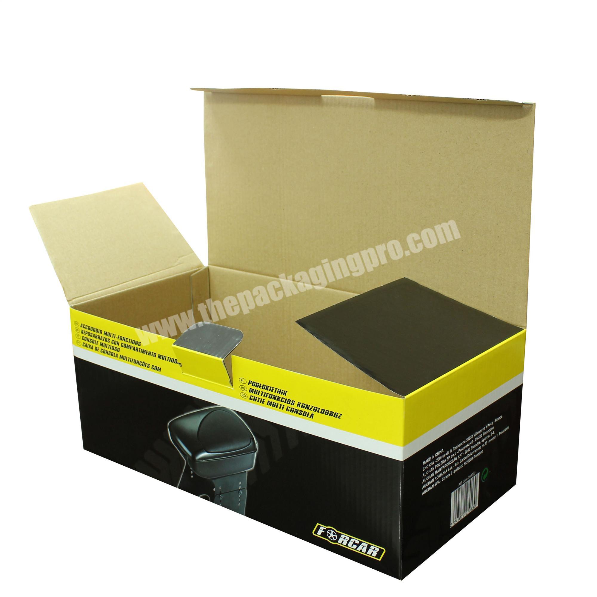 Custom printing brown corrugated paper mailer box packaging shipping carton box