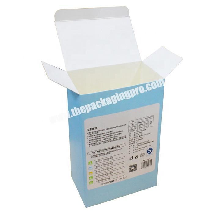 Custom printing cardboard paper milk packaging box baby feeding bottle box