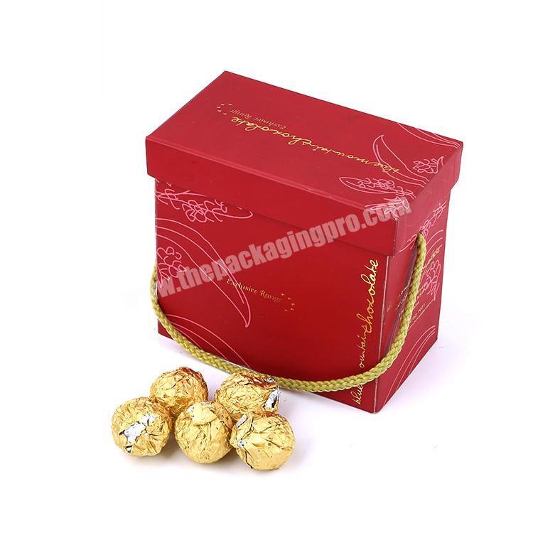 Custom Printing Chocolate Packing Paper Box Big Christmas Candy Gift Packaging Boxes With Your Own Logo