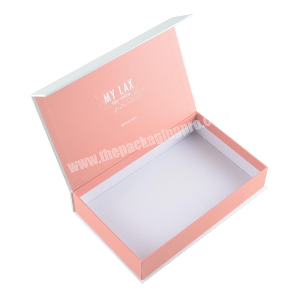 Custom printing cosmetic  cardboard gift packaging paper box with magnetic closure for makeup brush packaging