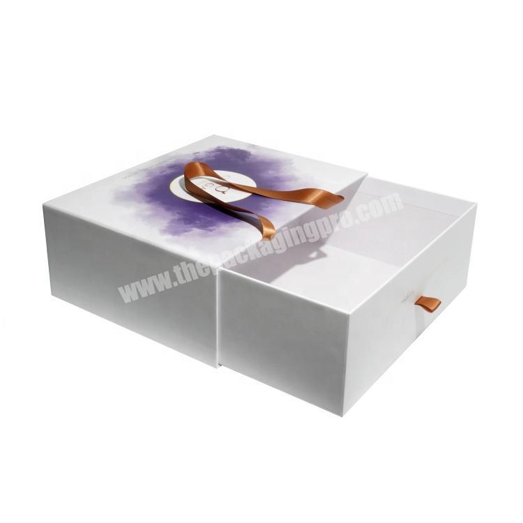 Custom printing Cosmetics Paper Packaging Box Ppaper Bag