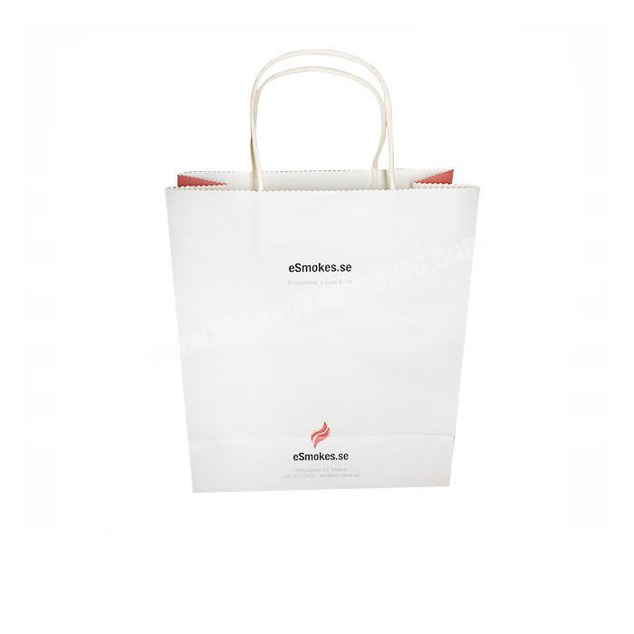 Custom Printing Craft Paper Bags For Shipping Clothes carrier bags