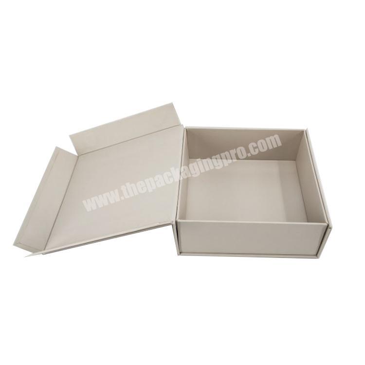 Custom Printing Foldable Cardboard Paper Pink Flat Folding Packaging Collapsible Gift Box Packaging