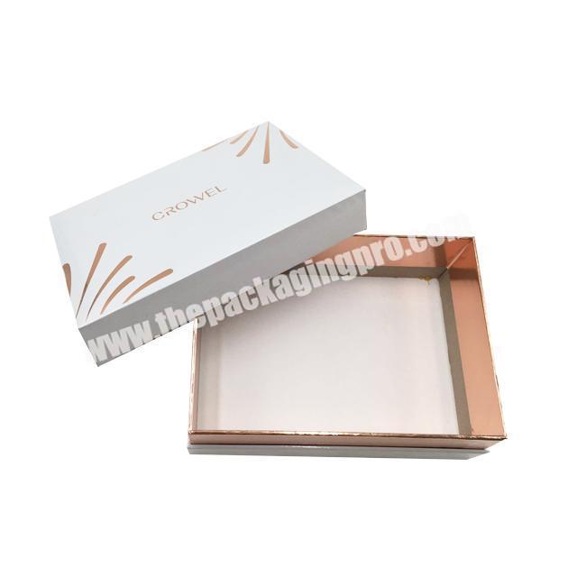Custom Printing Gift Box Souvenir Packaging Box Cardboard Lid and Base Box For Apparel Clothings