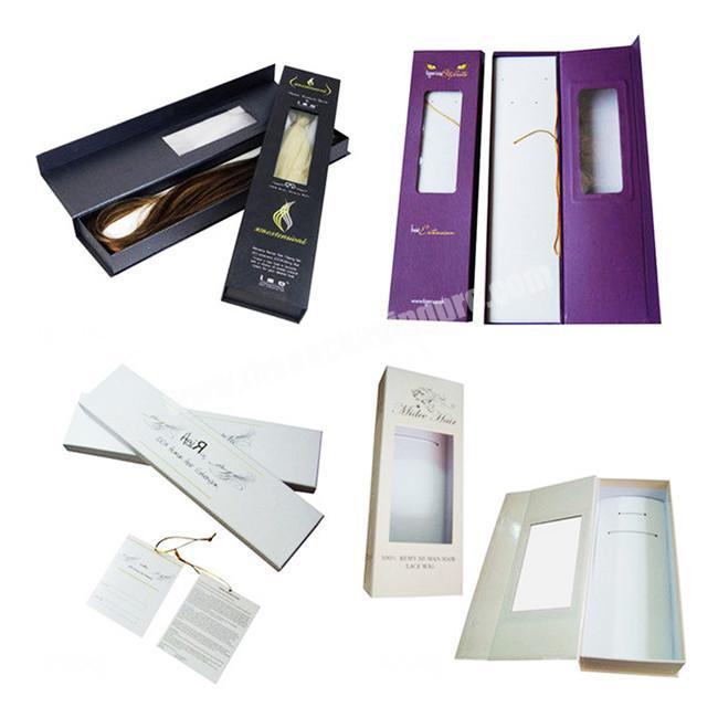 Custom Printing Hair Extension Paper Box Packaginghair box