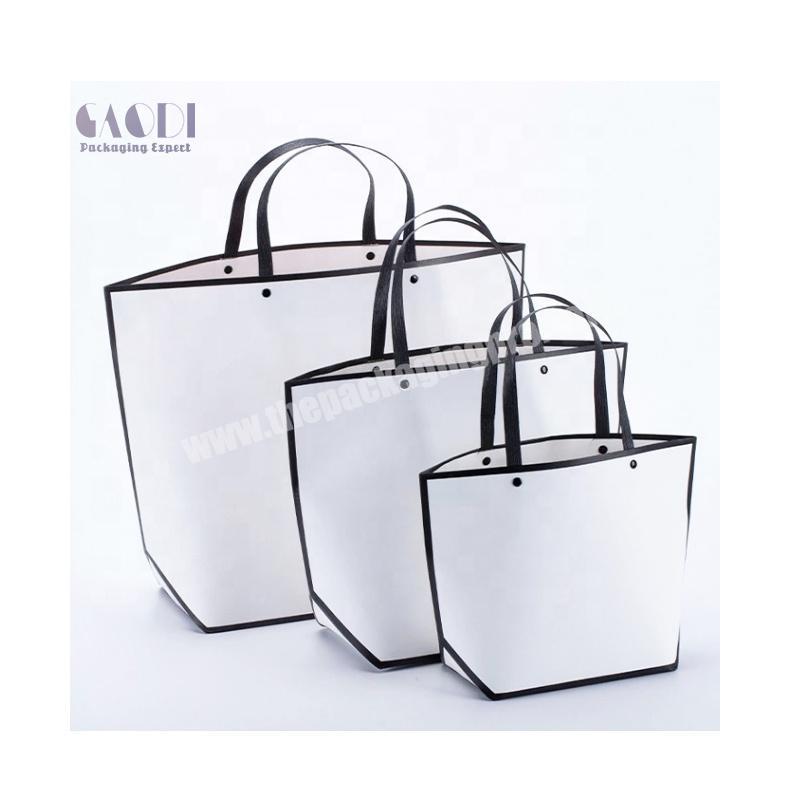 Custom Printing Hot Selling High Quality Boat Style Promotional Clothing Gift Special Design Kraft Paper Tote Bag
