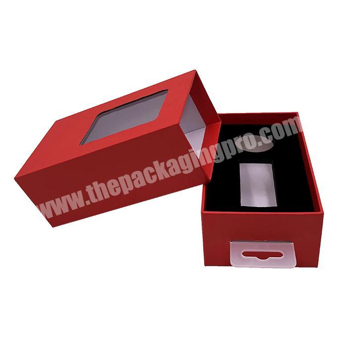 Custom printing knife gift box manufacturers drawer organizer hard eyelash packing