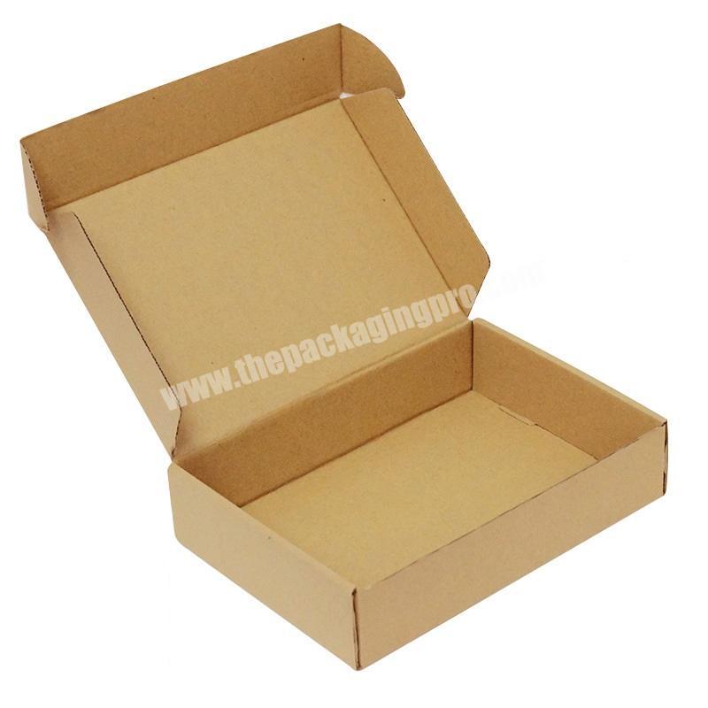 Custom Printing Kraft Cardboard Paper Corrugated Small Cardboard Gift Mailer Box With Lid For Clothes