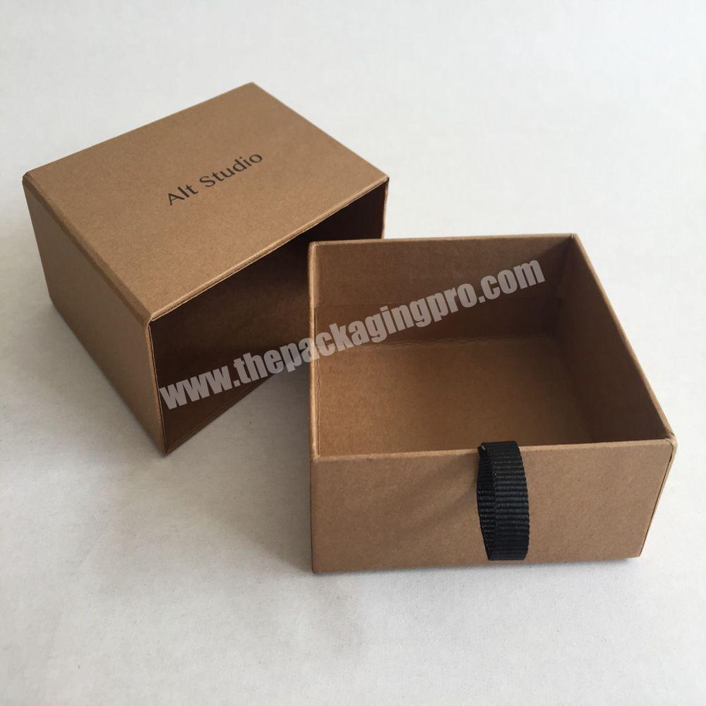 Custom Printing Low Price Jewelry Storage Boxes With Paper Drawers Slide
