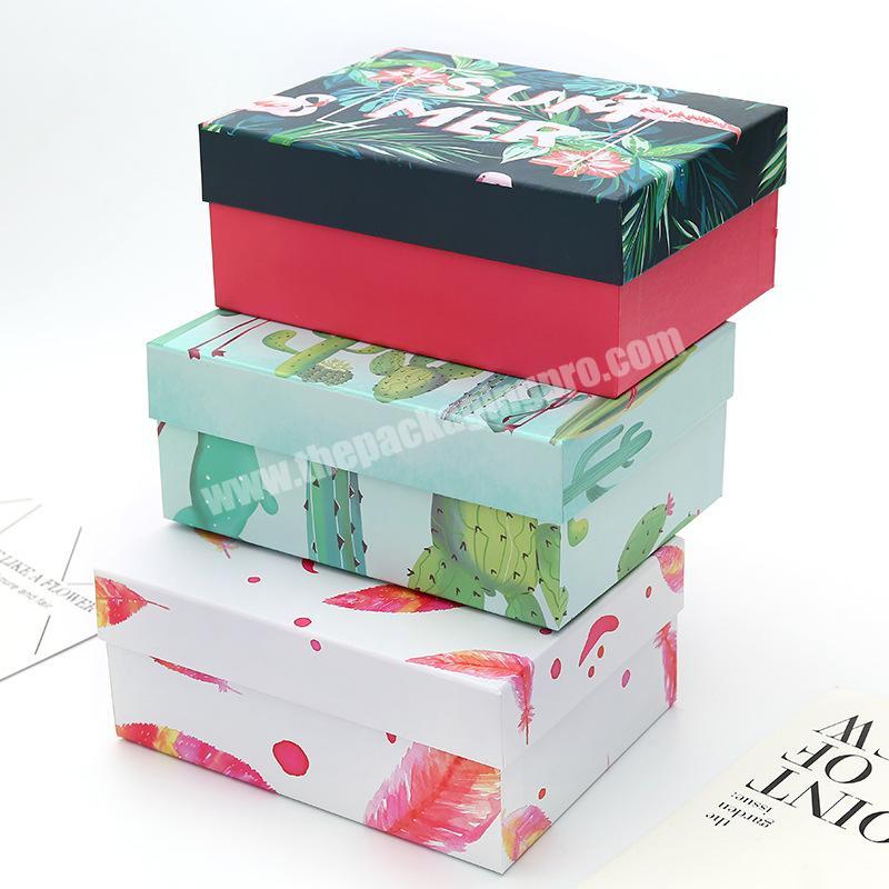 Custom printing luxury cardboard gift box high gloss cardboard boxes packaging wholesale
