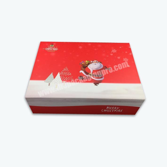 Custom Printing magnetic closure  folding packaging Christmas toy gift box