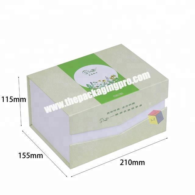 custom printing magnetic eye cream makeup box packaging