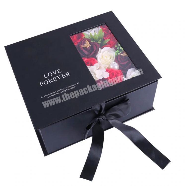 Custom Printing Matte Cardboard Packaging Magnetic Gift Box For Wedding With Souvenir
