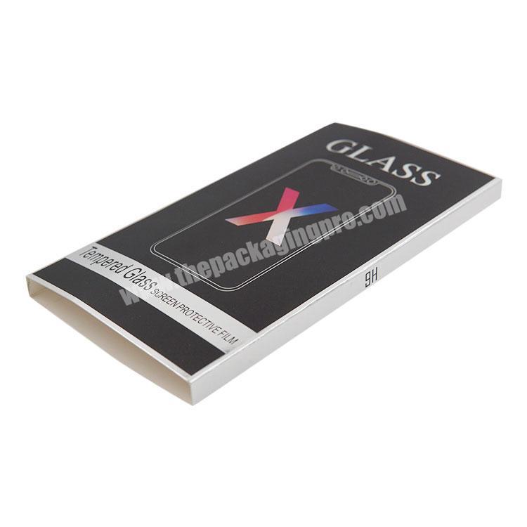 Custom Printing Mobile Phone Tempered Glass Screen Protector Retail Package Boxes,Tempered Glass Paper Packaging Box