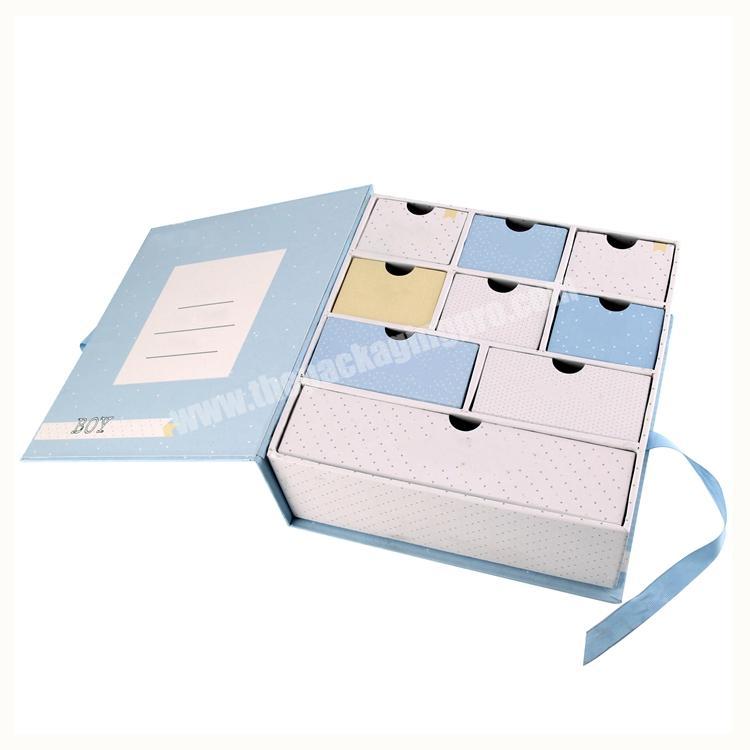 Custom Printing Multi Function ECO kraft Paper Sliding Drawer Box Gift  Paper Drawer Box Set