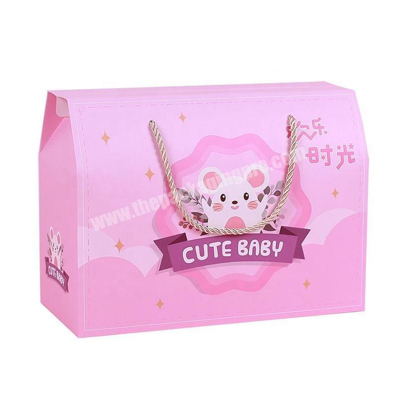 Custom Printing New Born Baby Blanket Packaging Corrugated Boxes For Chicken