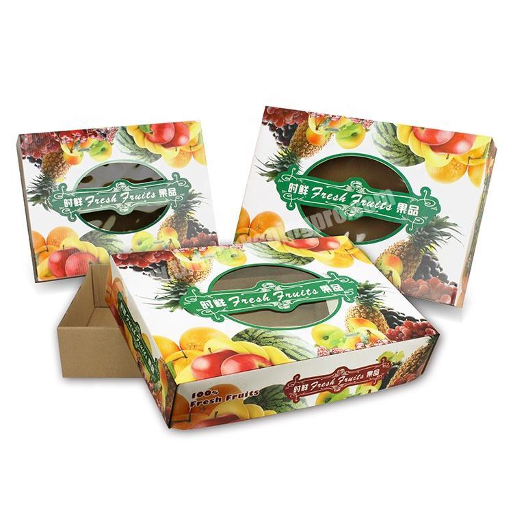 Custom Printing Packaging Fruit And Vegetables Paper Boxes