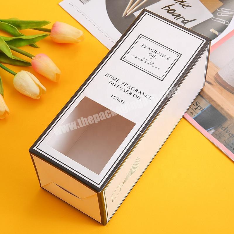 Custom printing paper packaging skin care fragrance essential oil box