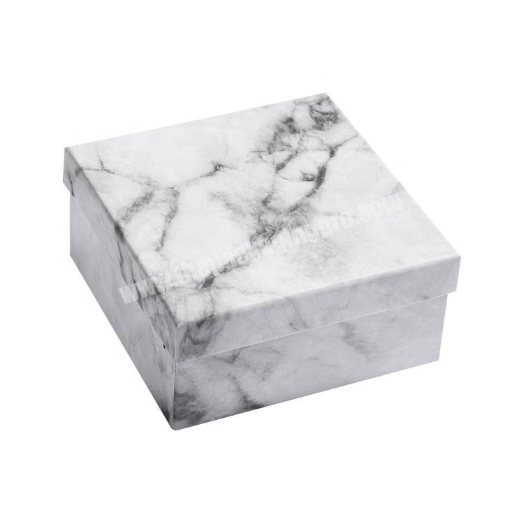 custom printing paper wedding marble gift box