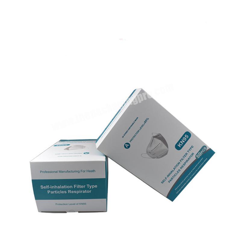 custom printing sensi mask 1 box paper box for medical mask