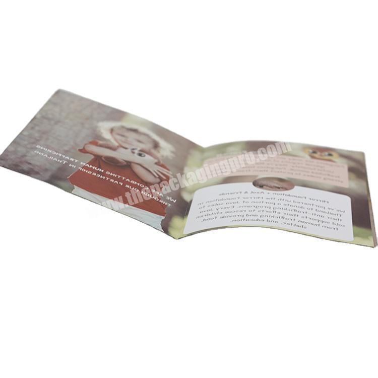 Custom printing service promotion cheap flyer leaflet catalogue booklet brochure