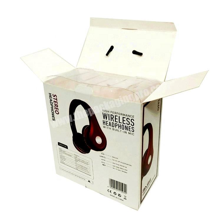 Custom Printing  Slap-up Varnish Headphone Box Packaging
