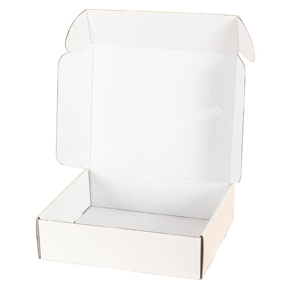 Custom printing white paper corrugated food mailer box