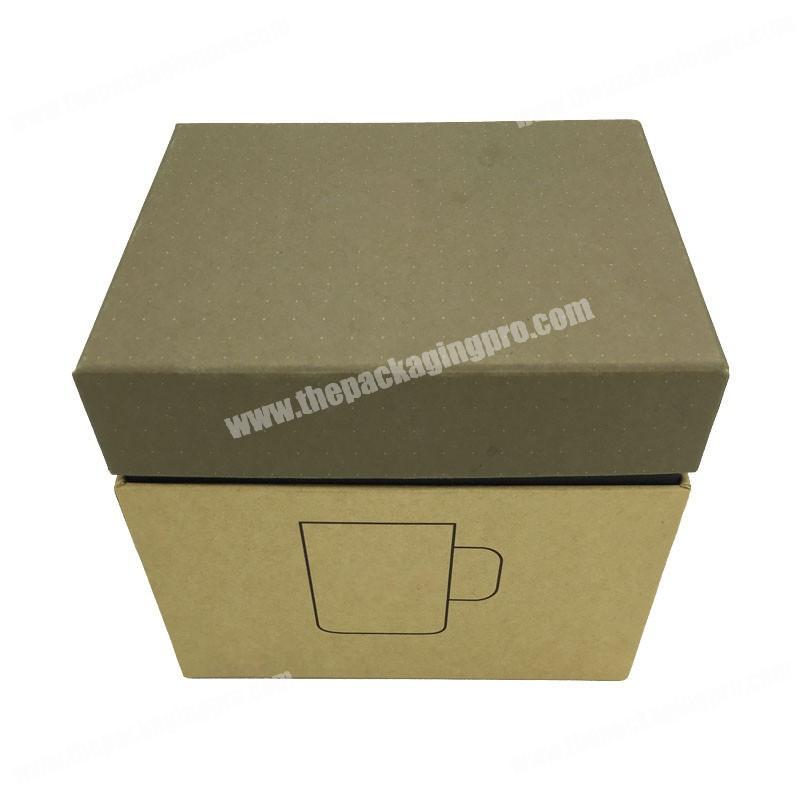 Custom printing wholesale luxury coated paper cup packaging lid base gift box