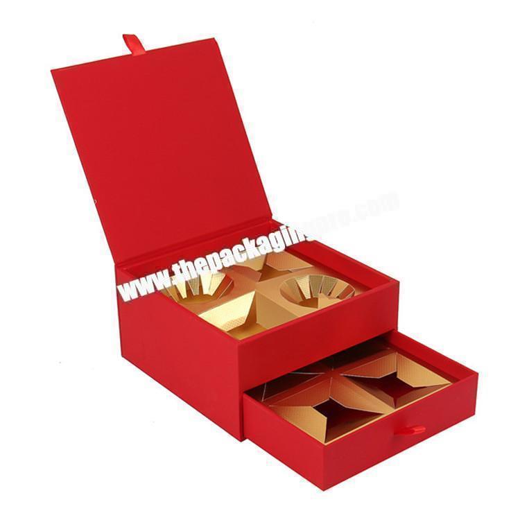 custom private label double deck dessert gift box packaging