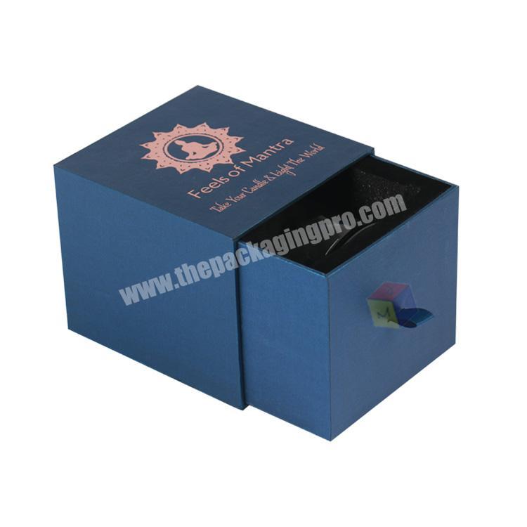 custom private label textured candle boxes packaging