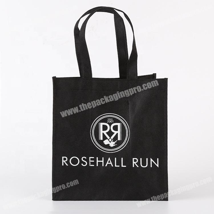 Custom Promotional wine shopping tote fabric shopping non woven bag