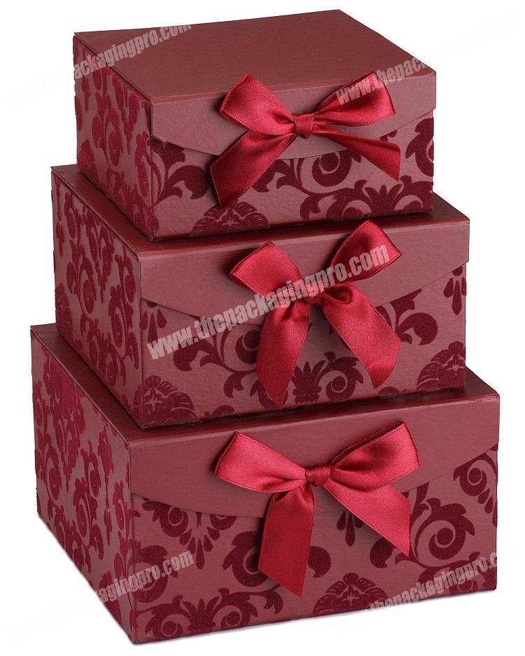 Custom Quality Printing Color Luxury Cardboard Flip Top Magnetic Closure Gift Storage Box