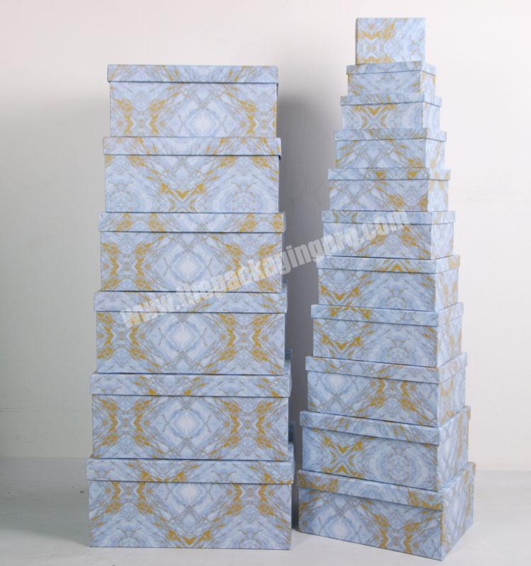 Custom Rectangle Cardboard Packing Boxes For Gifts