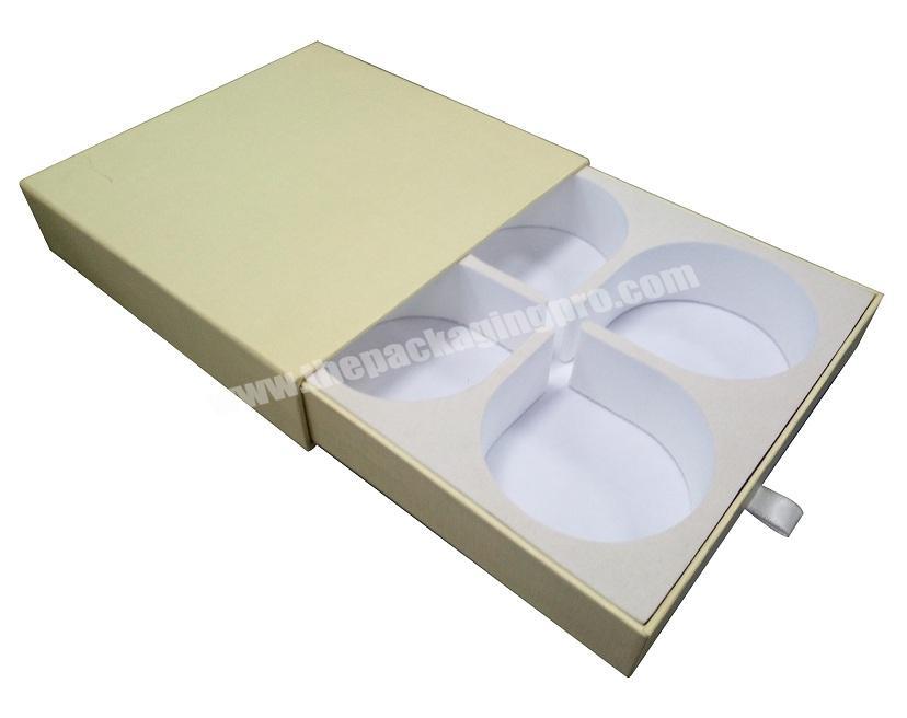Custom Custom Recyclable Luxury Pull-out Drawer Gift Box with EVA Divider Pad