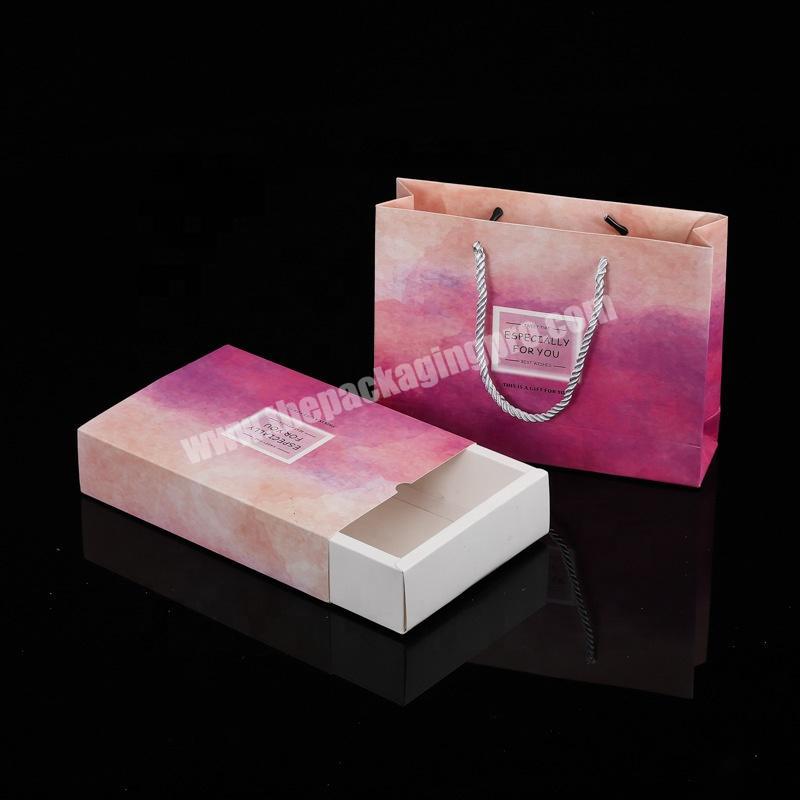 Custom Recycle Paper Cosmetic Packaging Bag