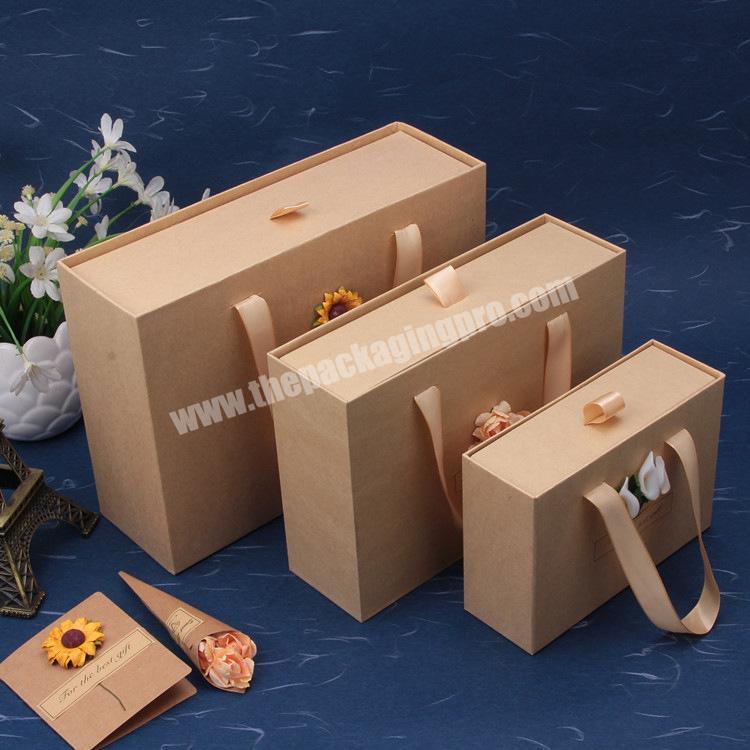 Custom Recycle Paper Drawer Product Storage Packaging Box