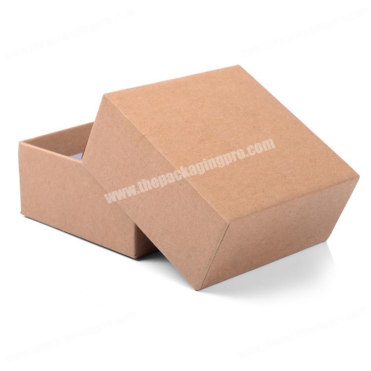 Custom recycled brown kraft paper cardboard packaging box