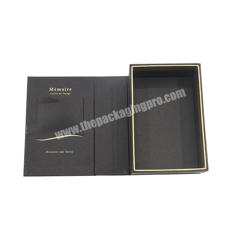 Custom recycled flip top magnetic gift  box folding packaging box for cosmetic packaging box