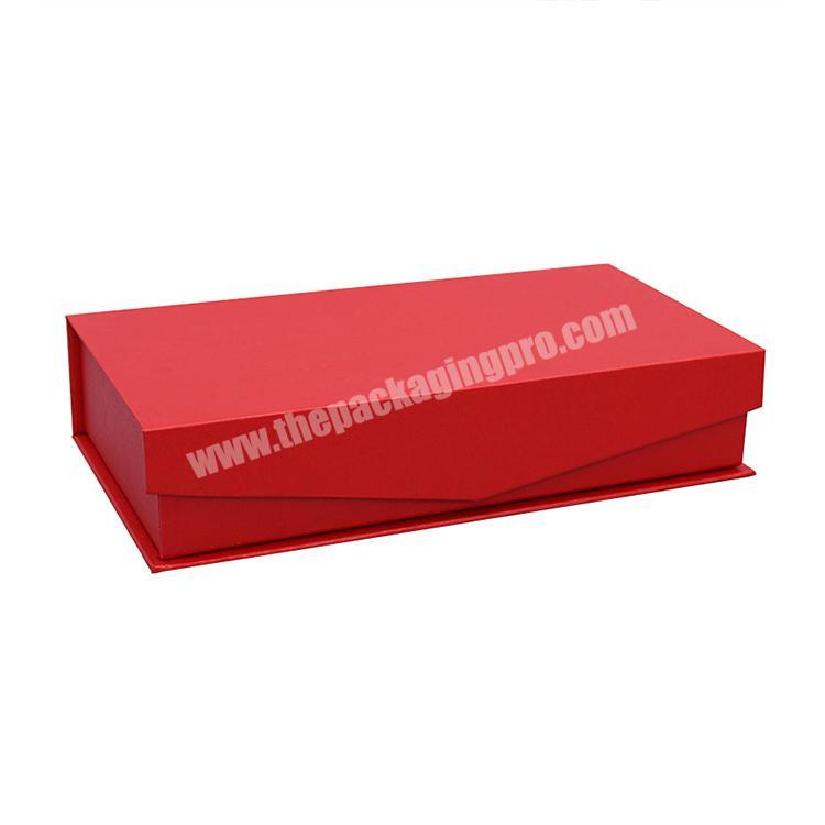 Custom Red Beauty Skin Care Gift Set Packaging Clamshell Box