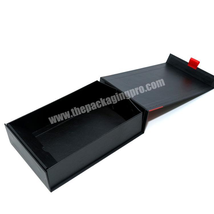 Custom Retail Logo Printed gift packaging magnetic flap closure box