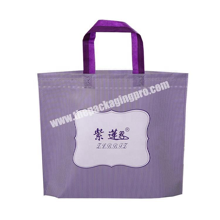 Custom reusable promotion fashion nonwoven t-shirt packaging bags