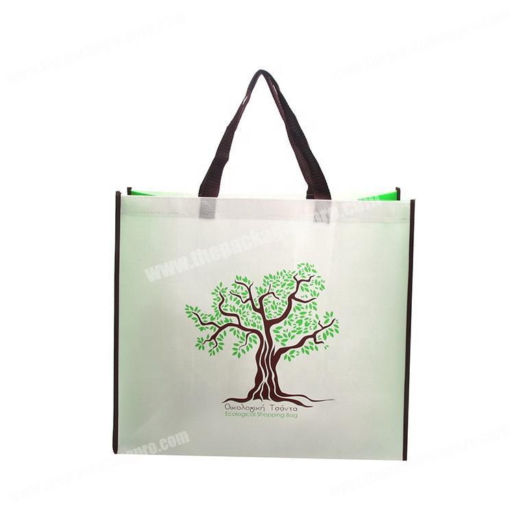 Custom reusable promotional printed tote bag pp non woven bag