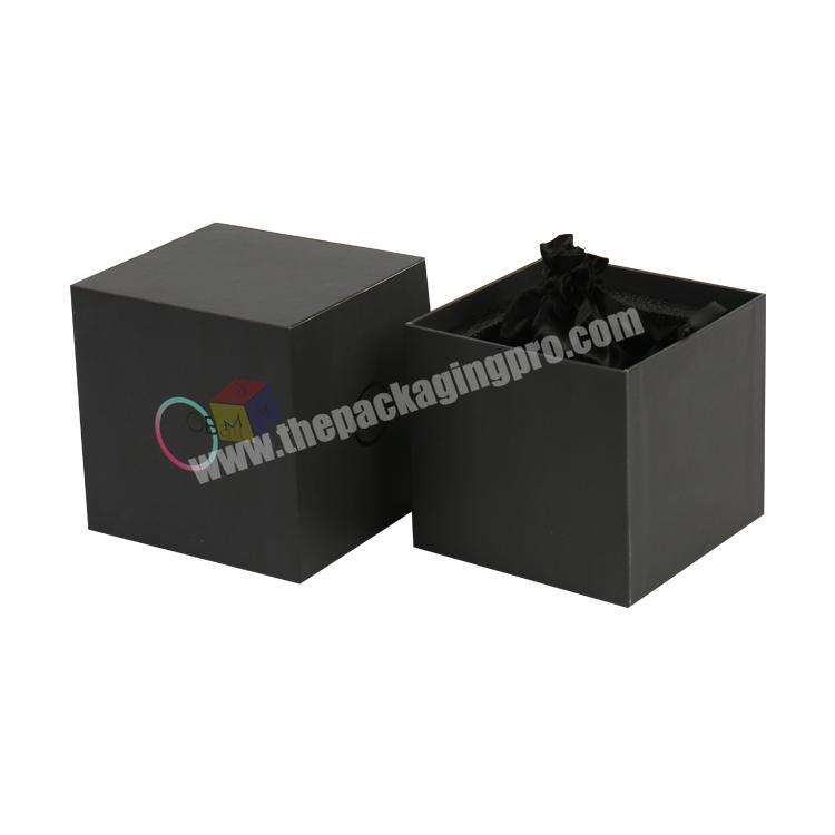 custom rigid cardboard packaging gift boxes for candle jars