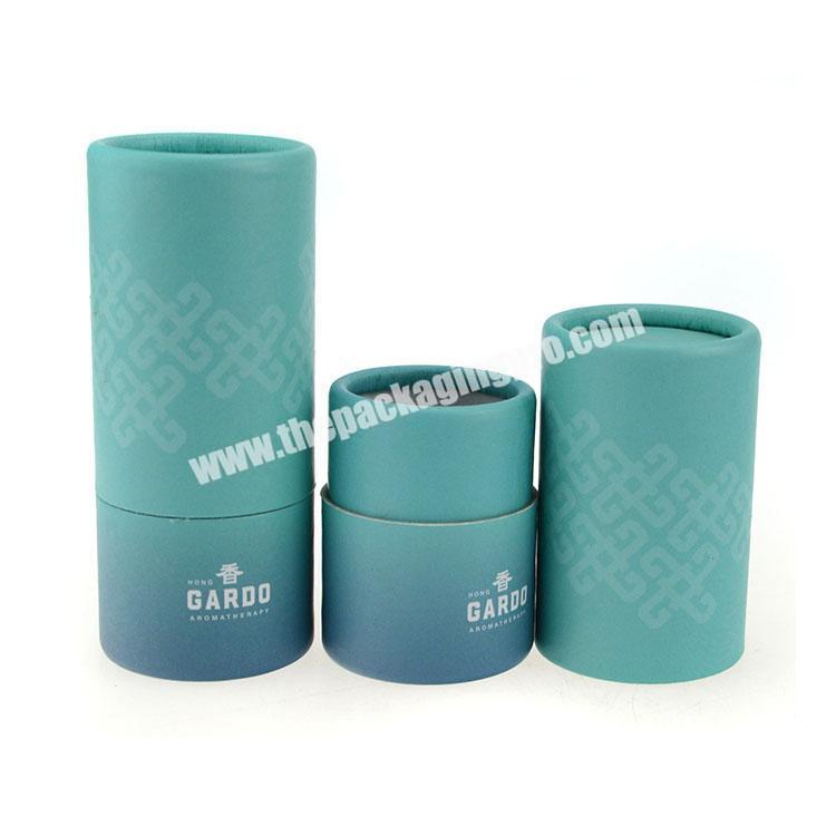 Custom rolled edge eco friendly paper tube packaging round boxes wholesale round cardboard tube for perfume