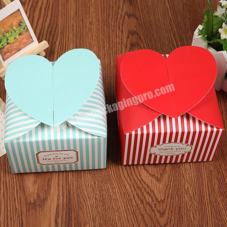 custom shape wedding sweet candy box hart cardboard box for gift