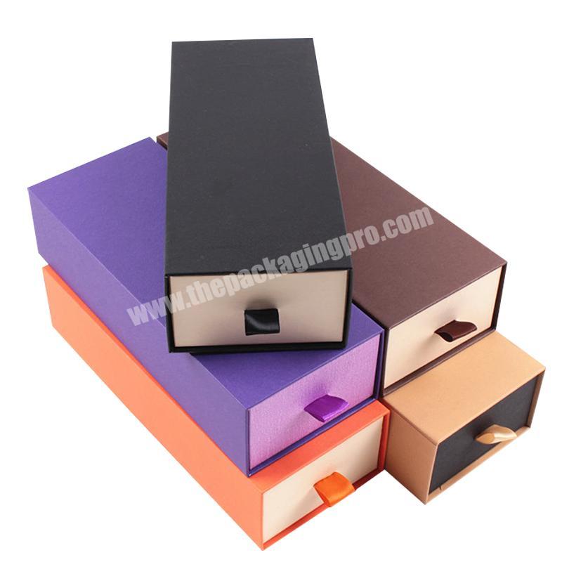 custom shipping logo print drawer packaging sliding boxes