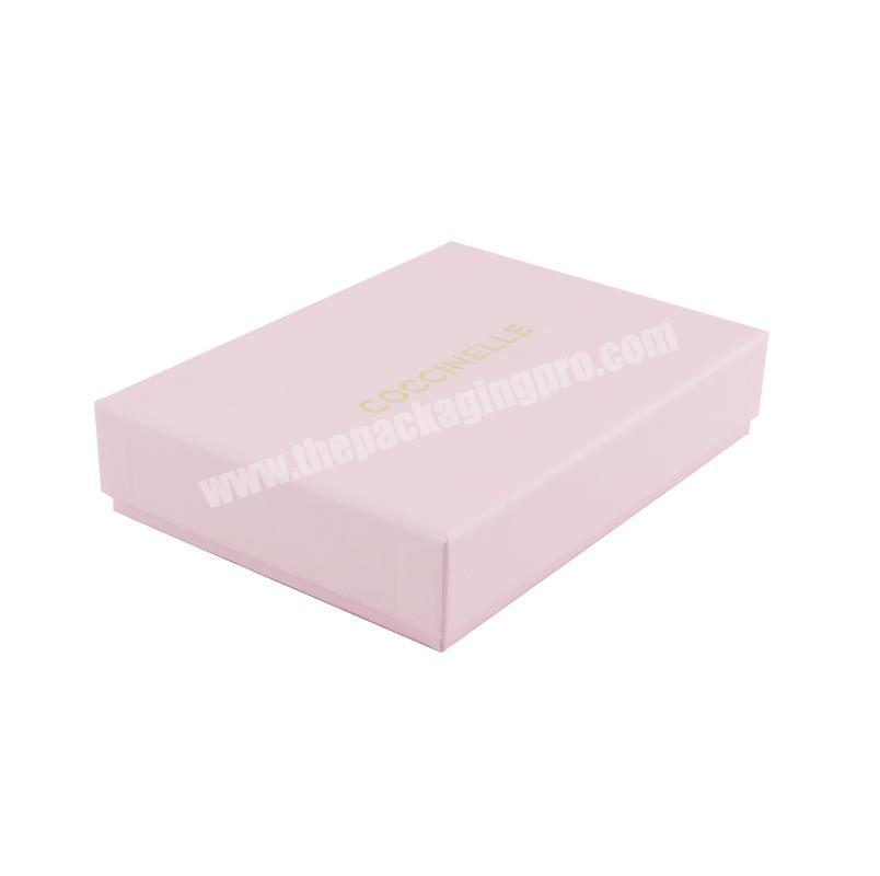 Custom Simple 2pcs Lid Base Rigid Set Up Gift Box Packaging Tissue Paper insert with Die Cut Cardboard Cosmetic Packaging