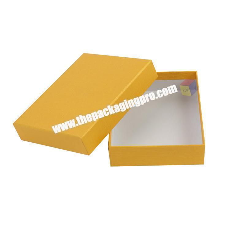 custom simple hard paper packaging boxes for t shirt